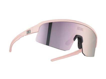 Brýle VIPER, rámeček LIGHT PINK, skla MIRROR LIGHT PINK CAT 3, velikost S