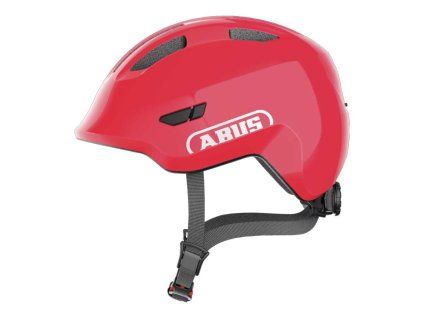 Abus Dětská cyklistická přilba Smiley 3.0 shiny red 2026 M, Červená