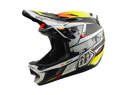 TroyLee Designs Helma D4 Carbon Mips Lined UP Black