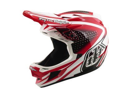 TroyLee Designs Helma D4 Polyacrylite Mips THE Line Fire / White