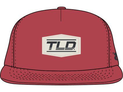 TroyLee Designs Kšiltovka Speed Patch Patch Poppy RED