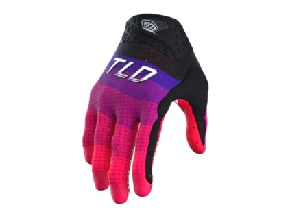 TLD DĚTSKÉ RUKAVICE AIR REVERB BLACK / GLO RED (Velikost S)