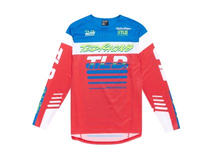 TroyLee Designs DRES S DLOUHÝM RUKÁVEM SPRINT FIFTY-50 FIERY RED (Velikost XL)
