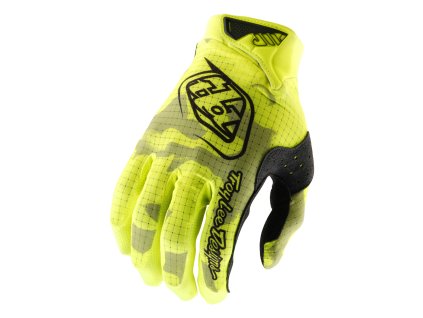 TroyLee Designs RUKAVICE AIR BLOTTED FLO YELLOW (Velikost XL)