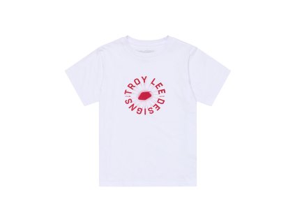 TroyLee Designs DĚTSKÉ TRIKO S KRÁTKÝM RUKÁVEM ROTATION WHITE (Velikost XL)