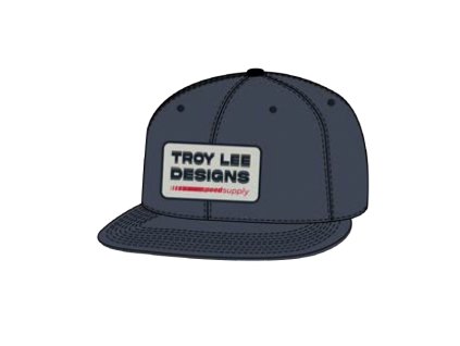TroyLee Designs KŠILTOVKA FLAT BILL SNAPBACK FACTORY SMOKE BLUE (Velikost Množ. Uni)