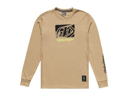 Troy Lee Designs Dres S Dlouhým Rukávem Skyline Ride TEE Scrubbed Timber
