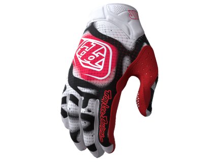 TroyLee Designs DĚTSKÉ RUKAVICE AIR GLOVE MEMBRANE WHITE / INFRA RED (Velikost XL)