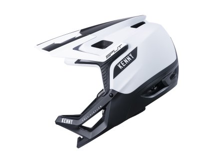 KENNY Cyklistická přilba SPLIT White Black (Velikost XL)