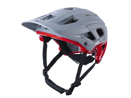 KENNY Cyklistická přilba SCRAMBLER Grey Red (Barva Červená/Šedá, Velikost L/XL, S/L/XL/M)