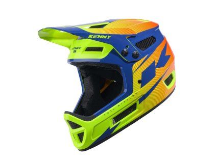 Kenny Cyklistická přilba Downhill Elite Navy Neon Yellow