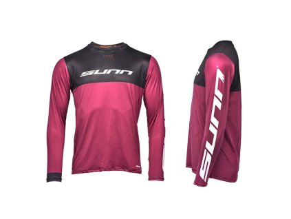 SUNN Cyklistický dres KERN (Barva Červená, Velikost 2XL)