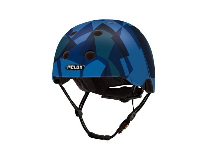 Melon Dětská cyklistická přilba Frozen Lake (Velikost M/L, Barva Černá/Modrá)