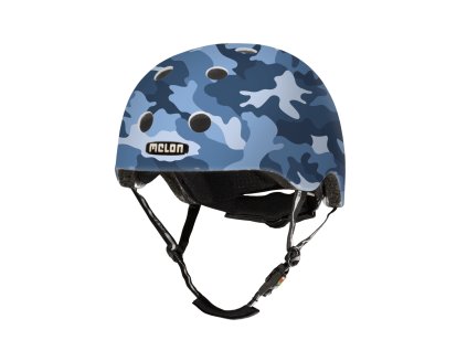 Melon Cyklistická přilba Camouflage Blue (Velikost M/L, Barva Modrá)