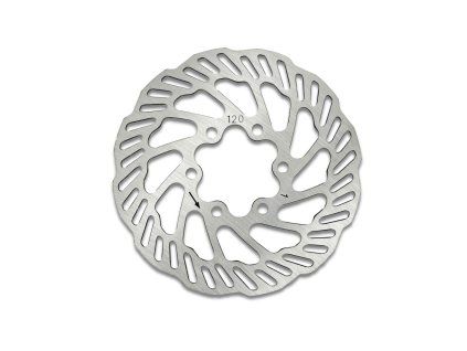 Brzdový kotouč Ashima 120mm stříbrný