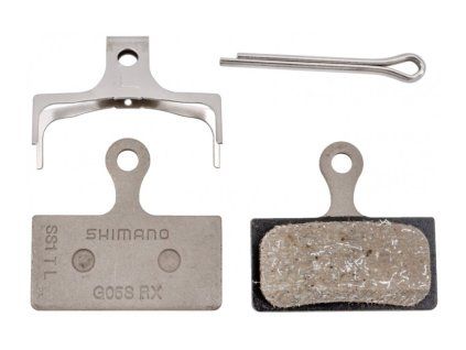 brzdové destičky Shimano G05S-RX polymer, v krabičce