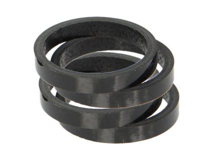 spacer A-H 1 1/8" 5mm carbon černý