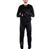 Nologo Racing Compact BMX MTB dres dlouhý rukáv černý na postavě