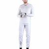 Nologo Racing Compact BMX MTB dres dlouhý rukáv bílý na postavě