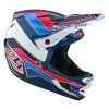 TroyLee Designs Helma D4 Polyacralite Mips Block Blue / White