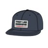 TroyLee Designs KŠILTOVKA FLAT BILL SNAPBACK FACTORY SMOKE BLUE (Velikost Množ. Uni)