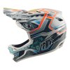 TroyLee Designs HELMA D4 COMPOSITE LOWRIDER GRAY (Velikost M)