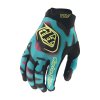TroyLee Designs RUKAVICE AIR MEMBRANE BLACK / GLO YELLOW (Velikost L)
