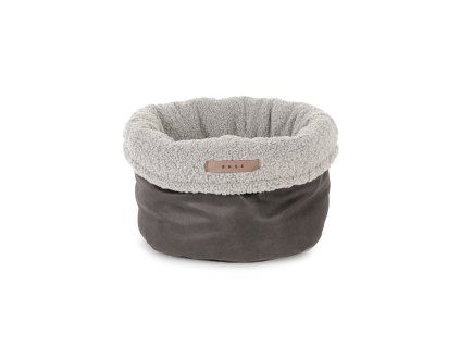 kosz fluffy grey