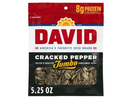 DAVID cracked pepper etiketa