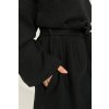 dámský župánek z mušelínu černý