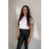 crop top tričko bílé