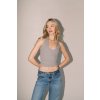 halter neck top a šortky mini