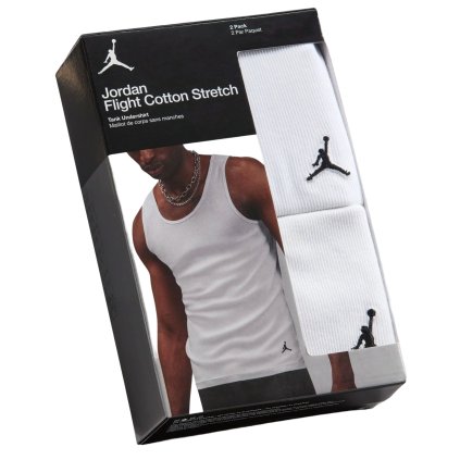Jordan Flight Cotton Stretch Tank Undershirt 2 Pack