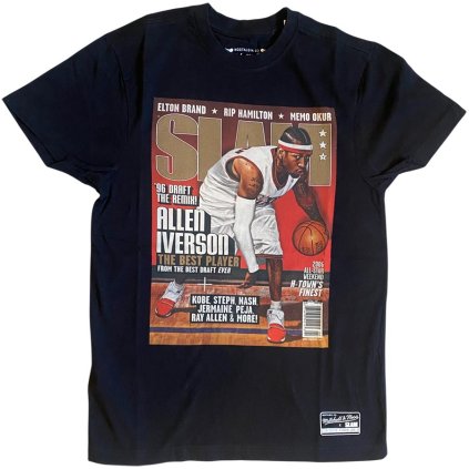 Mitchell & Ness Slam Cover Allen Iverson 76ers Tee