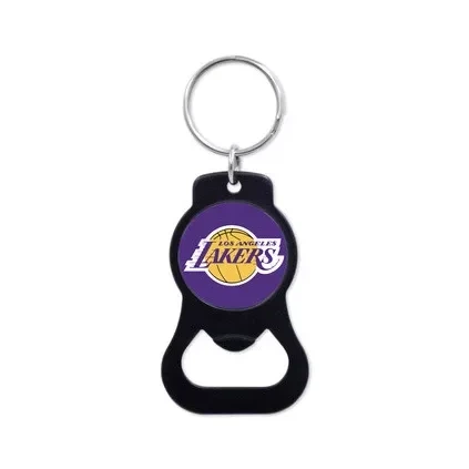 WinCraft NBA - Black Bottle Opener Key Ring -Los Angeles Lakers
