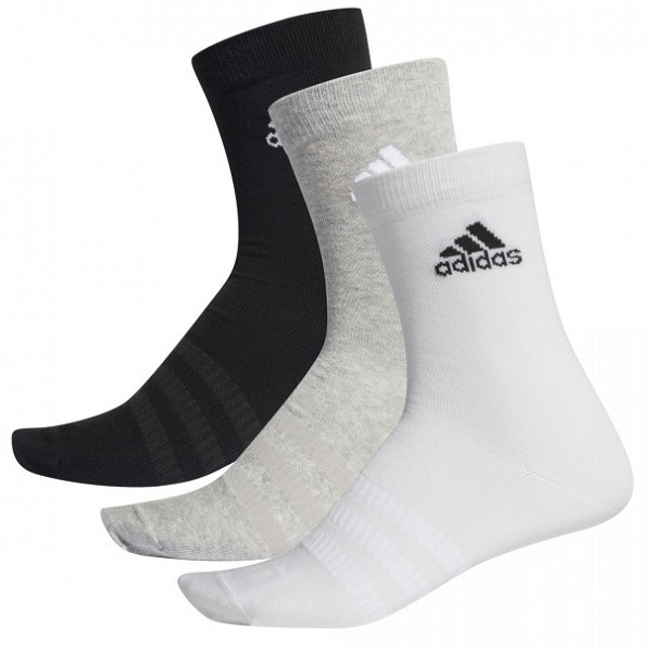 Adidas Light Crew 3PP Velikost ponožek: 38-40