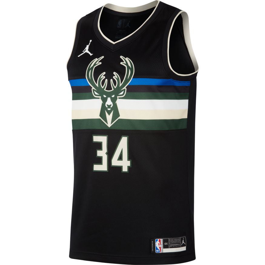 Air Jordan Bucks Antetokounmpo Statement Edition Jersey Velikost oblečení: 2XL