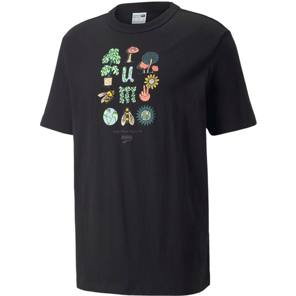 Puma Downtown Graphic Tee Velikost oblečení: M