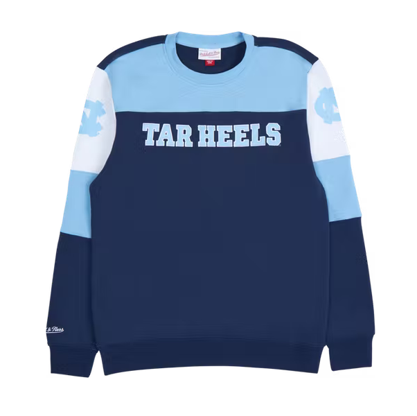 Mitchell & Ness Overtime Fleece Crew North Carolina Tar Hells Velikost oblečení: 2XL