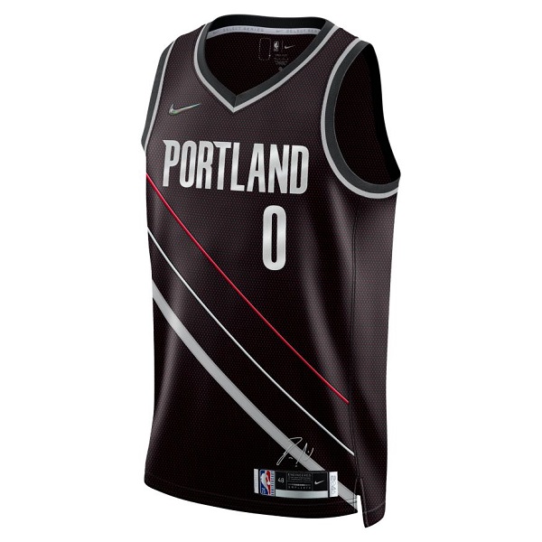 Nike Blazers Lillard ROY Edition Jersey Velikost oblečení: 2XL