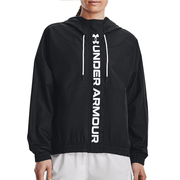 WMNS Under Armour Rush Woven FZ Jacket Velikost oblečení: S