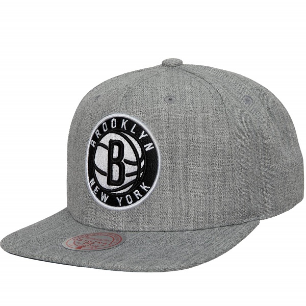 Mitchell & Ness Brooklyn Nets Team Heather 2.0 Snapback Velikost doplňků: uni
