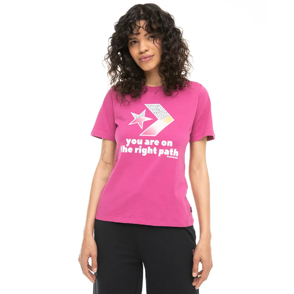 WMNS Converse You Are On The Right Path Star Tee Velikost oblečení: L