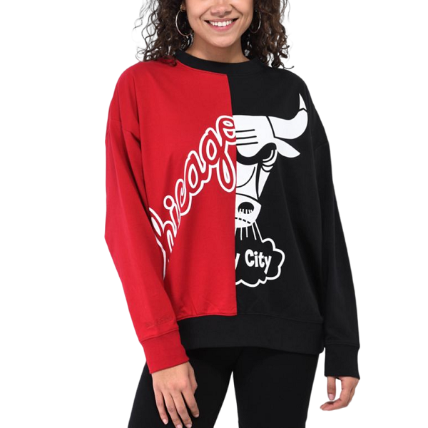 WMNS Mitchell & Ness Chicago Bulls Big Face Crew 5.0 Velikost oblečení: M