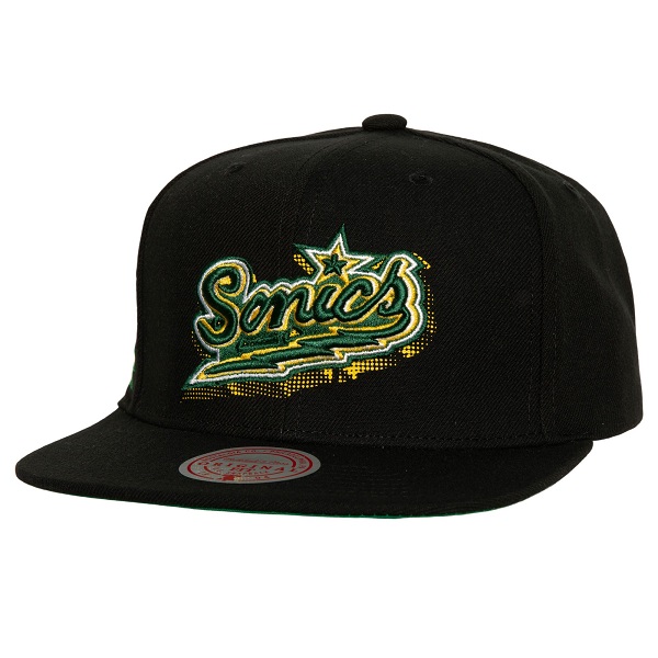 Mitchell & Ness Seattle Supersonics Big Face 7.0 Snapback Velikost doplňků: uni