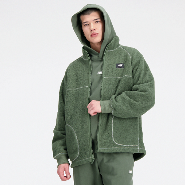 New Balance Polar Fleece Full Zip Jacket Velikost oblečení: L