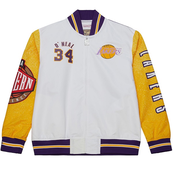 Mitchell & Ness Lakers Shaquille O'Neal Burst Warm-Up Jacket Velikost oblečení: 2XL