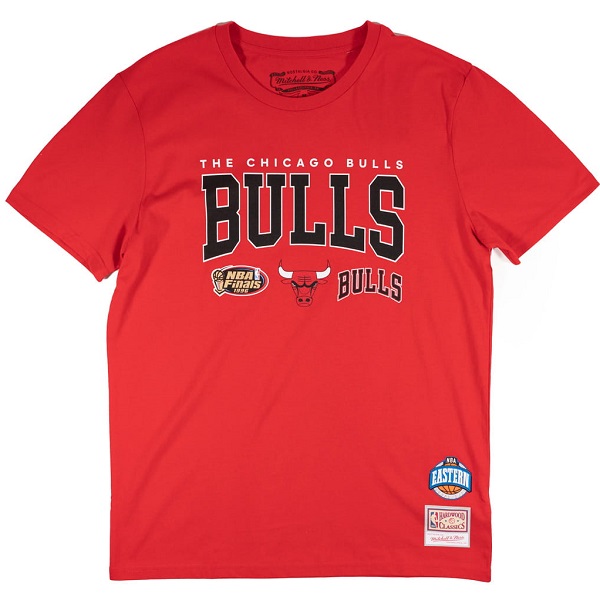 Mitchell & Ness Chicago Bulls HWC Champ Stack Tee Velikost oblečení: 2XL