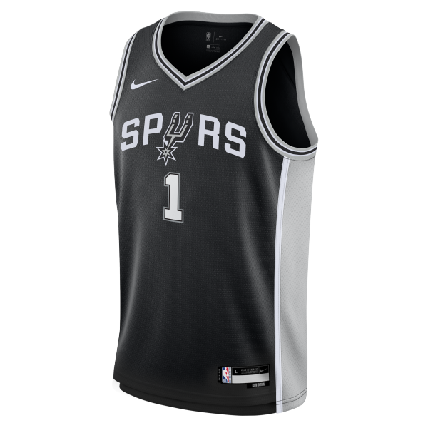 Dětské Nike Spurs Wembanyama Icon Swingman Jersey Velikost oblečení: M