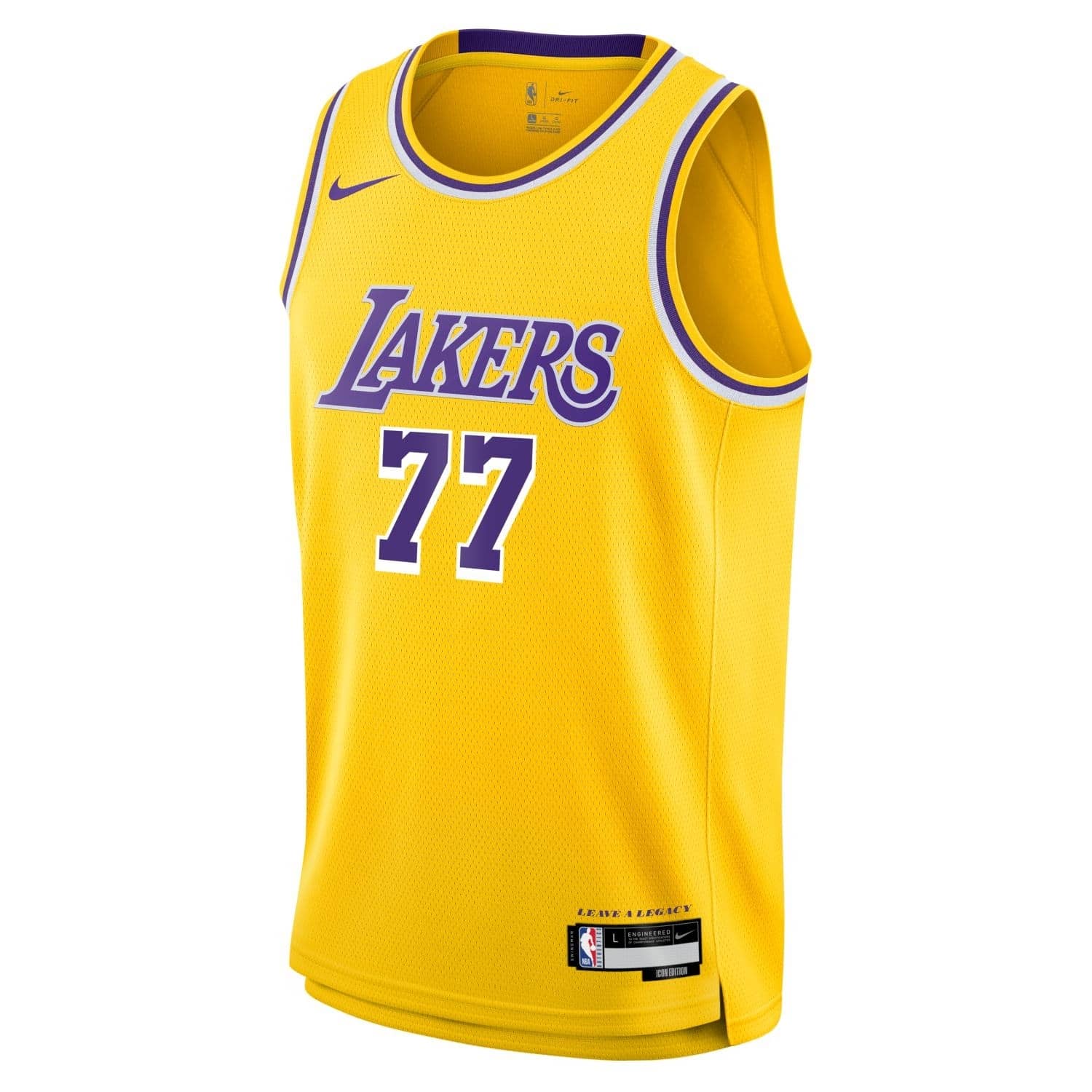 Dětský Nike Lakers Luka Dončić Icon Jersey Velikost oblečení: M